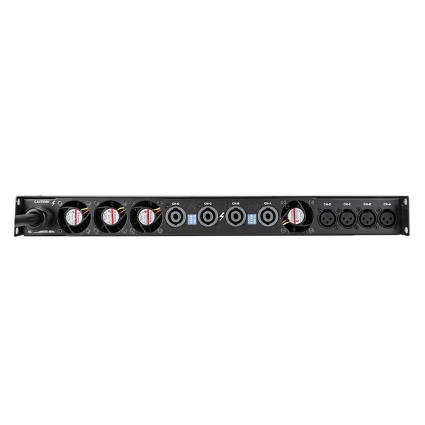 STUDIOMASTER Amplificatore Digitale di Potenza 4x 650W @ 8ohm, 1U Rack con PFC