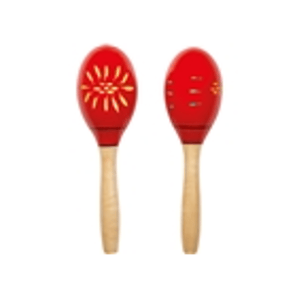 Eko Drums MAR 24 Maracas medie in legno - Rosso