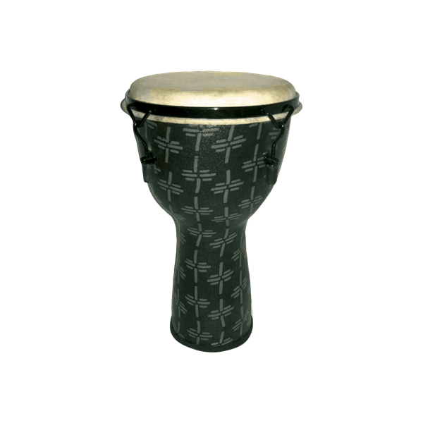 Tanga TDFIBD12-16LG Djembe Fibra Energy Intonabile 12" Astrazioni Grigie