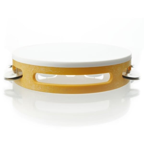 ANGEL Tamburello con sonagli in PVC con pelle sintetica, misura large