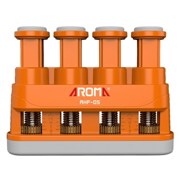 AROMA AHF-05OR ALLENATORE GINNICO PER CHITARRA E FIATI CON SISTEMA SI REGOLAZIONE PRESSIONE COLORE ARANCIONE