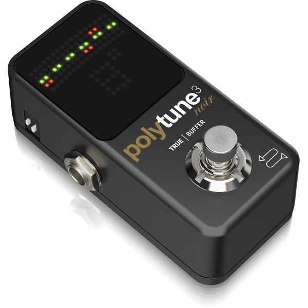 TC ELECTRONIC POLYTUNE 3 NOIR ACCORDATORE PER CHITARRA E BASSO A PEDALE CON BOOSTER BONAFIDE INTEGRATO