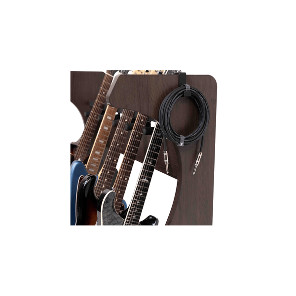 Gator Frameworks GFW-ELITEGTR5RK-BRN Rack per chitarre 5-7 posti in finitura noce scuro&lt;br&gt;