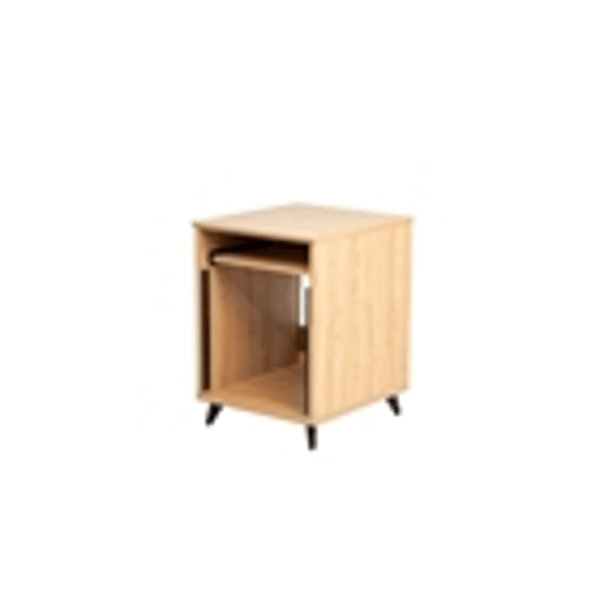 Gator Frameworks GFW-ELITEDESKRK-MPL Rack studio 10U in finitura acero naturale<br>