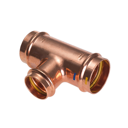 TEE RIDOTTO CENTRALE FFF A PRESSARE PER ACQUA GAS B ONE