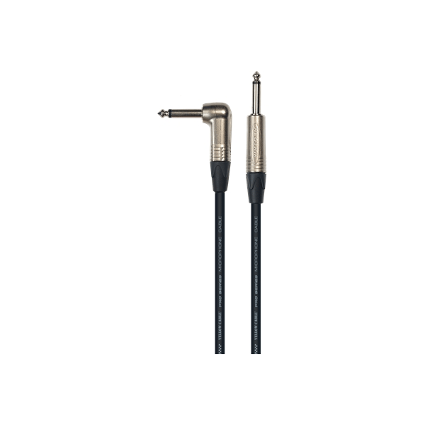 Yellow Cable PROG76D-C Cavo Strumento Jack Mono Angolato/Jack Mono Dritto Neutrik 6 m