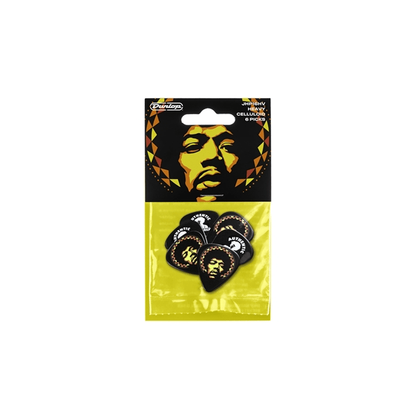 Dunlop JHP16HV Jimi Hendrix '69 Psych Series Aura Mandala Player's Pack/6