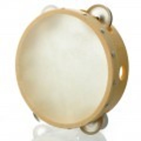 ANGEL Tamburello in pelle naturale - misura Small