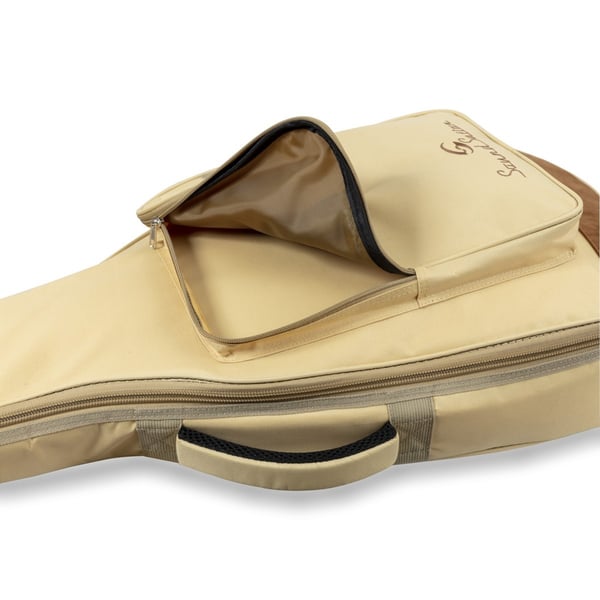 SOUNDSATION Borsa chitarra classica con inserti in pelle suede