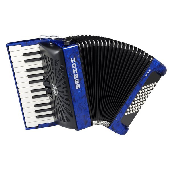 HOHNER BRAVO II 48 BLU A16542 SILENTKEY