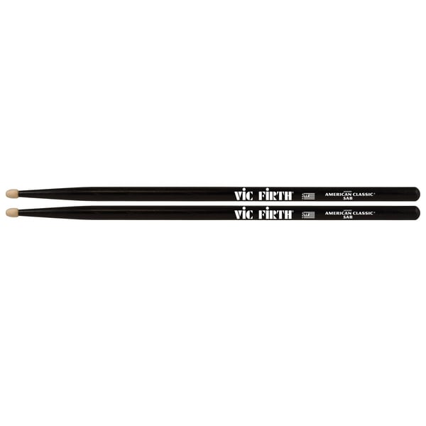 VIC FIRTH Bacchette American Classic Hicory Punta in Legno (Black)