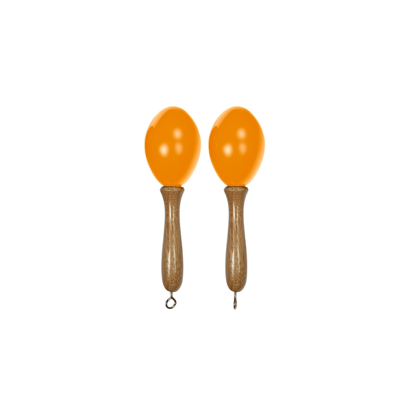 Tanga MARACAS-JAUNE-S Maracas piccole in legno - Gialle