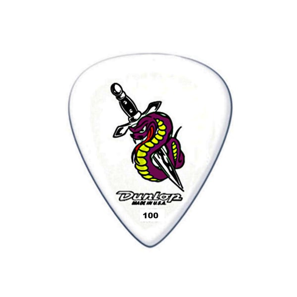 DUNLOP Plettro Blackline Serie, Dagger Snake, 1.00, Conf. 36 pz. Modello BL03R-100