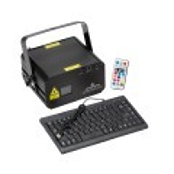SOUNDSATION Laser Grafico da 330mW RGB con Scrittura Testi