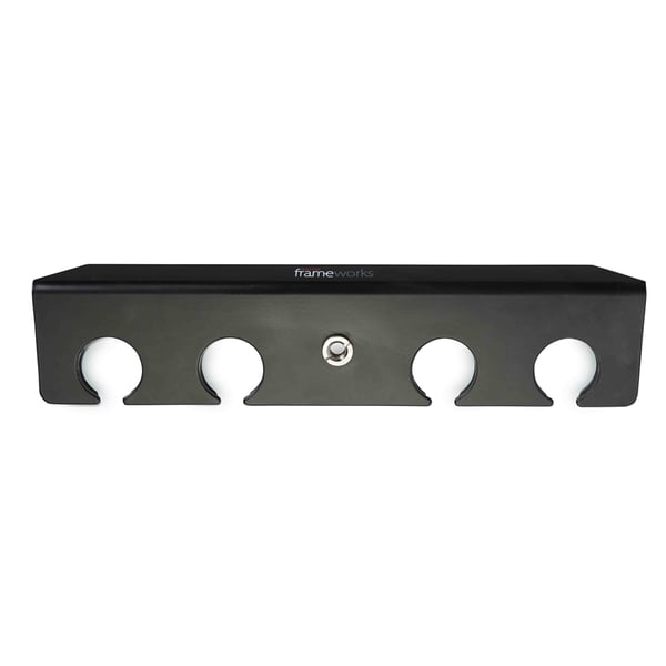 Gator Frameworks GFW-MIC-4TRAY Supporto multi-microfono per 4 microfoni<br>