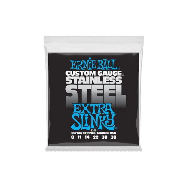 Ernie Ball 2249 Stainless Steel Extra Slinky 8-38