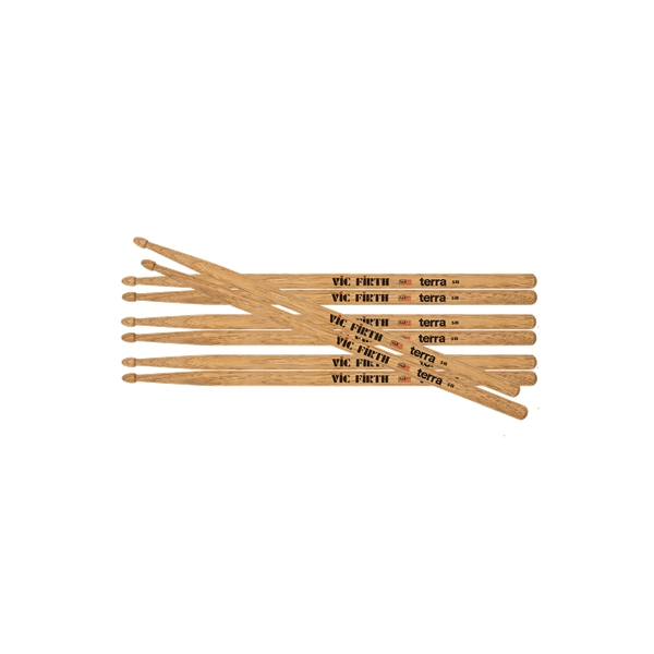 Vic Firth 5BT - Bacchette American Classic TERRA PACK 3+1