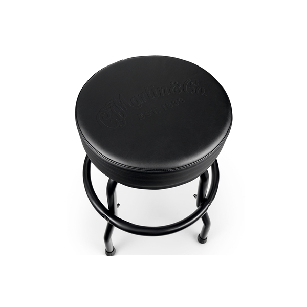 Martin & Co. Tone on Tone Black Barstool