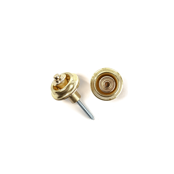 Dunlop SLS1402BR Straplok Flush Mount Strap Retainer System, Brass