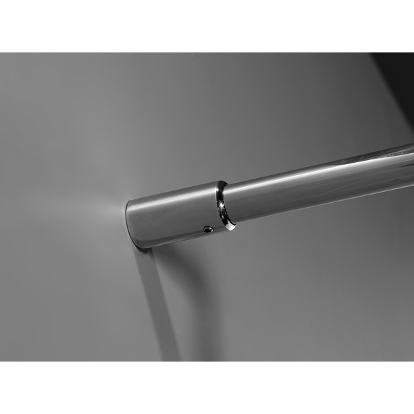 Parete Doccia Walk-In Vetro 8 MM Trasparente Temperato - Soluzione Centrale. Misure 120 Cm