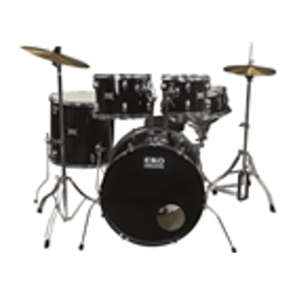 Eko Drums ED-300 Drum kit Black - 5 pezzi