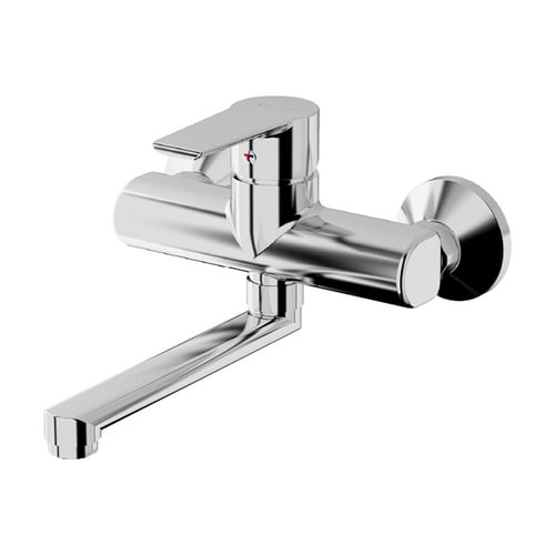 TIEMM Miscelatore monocomando lavello a muro linea ten