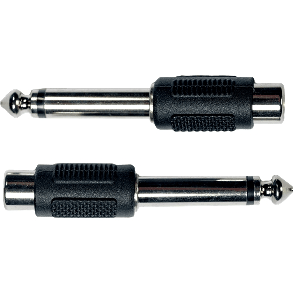 Yellow Cable AD03 Adattatore Jack Mono Maschio/RCA Femmina 2 Pcs