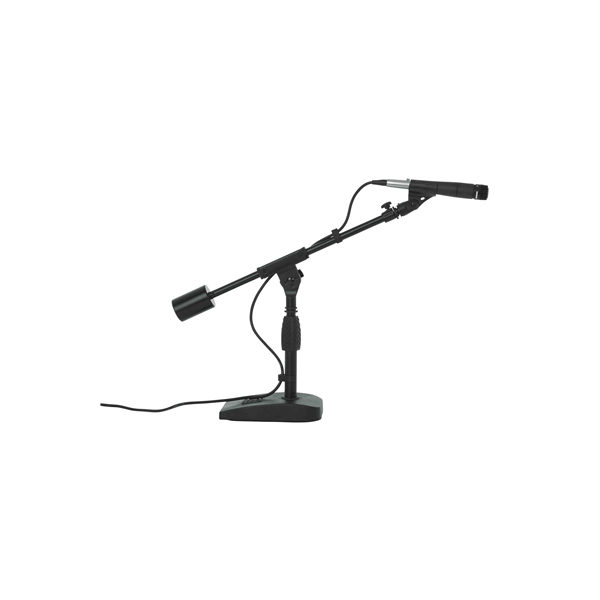 Gator Frameworks GFW-MIC-0822 Supporto microfono con asta telescopica per desktop e strumenti
