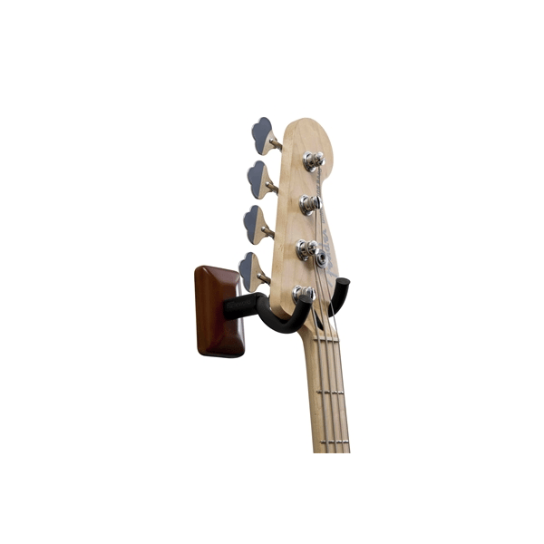 Gator Frameworks GFW-GTR-HNGRMHG Supporto a muro per chitarra con piastra mogano<br>