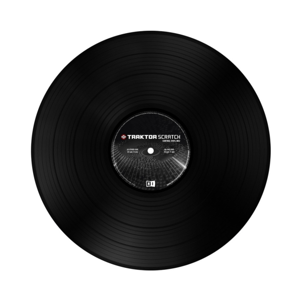 NATIVE INSTRUMENTS TRAKTOR SCRATCH CONTROL VINYL BLACK MKII VINILE DI CONTROLLO MK2