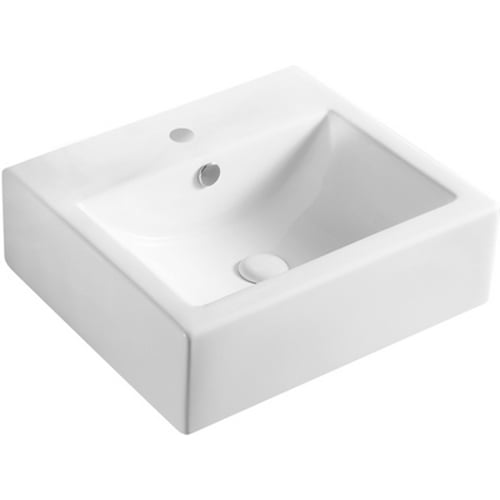 Lavabo da appoggio mod. la45 cm 50.5 x 44.5