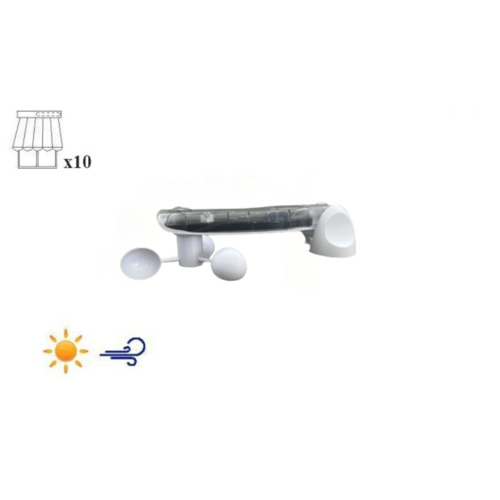 Anemometro radio SOLE e VENTO per motori bidirezionali Rollmatik (DC116B solo per motori radiocomandati)