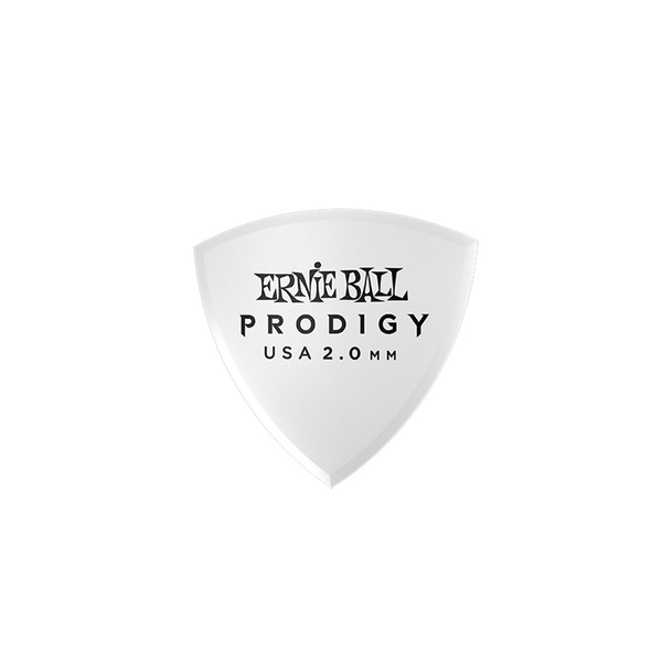 Ernie Ball 9337 Plettri Prodigy Shield White 2,0 mm Busta 6