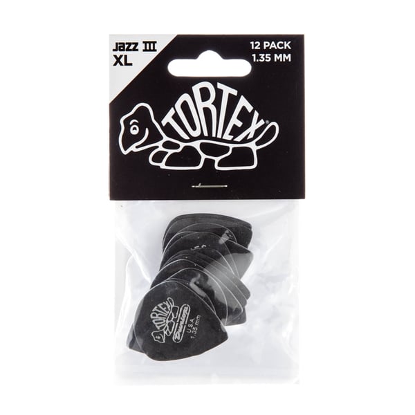 Dunlop 498P1.35 TORTEX JAZZ III XL, 1.35MM