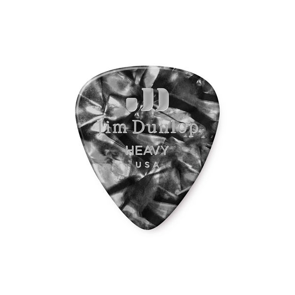 Dunlop 483R#02 Black Perloid - Heavy