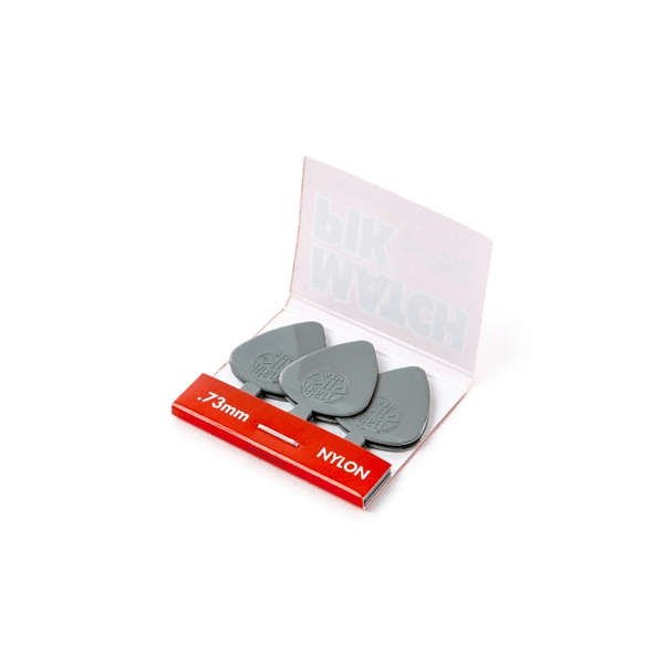 Dunlop 448R.73 Match Piks Nylon Medium Gray .73mm