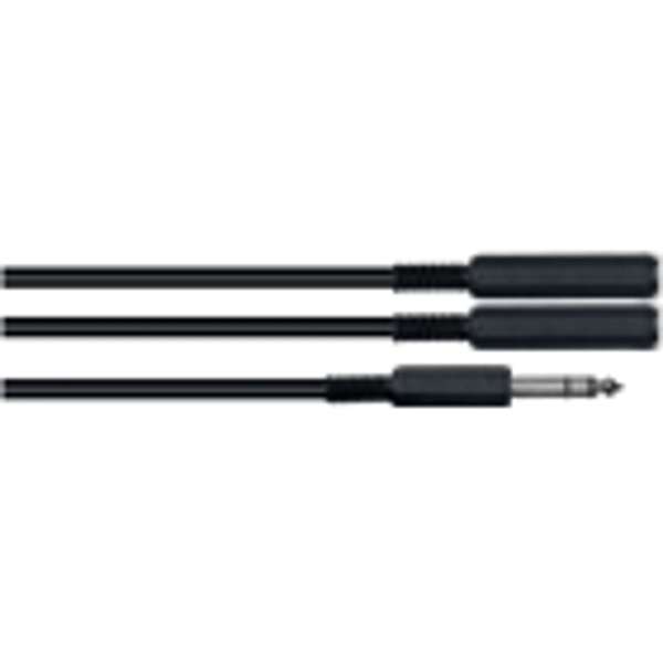 Yellow Cable B2FST Cavo Y Stereo 2x TS (Mono) Femmina/1x Jack TRS (Stereo)