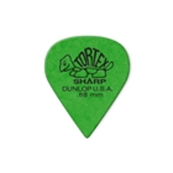 Dunlop 412R.88 Tortex Sharp Green