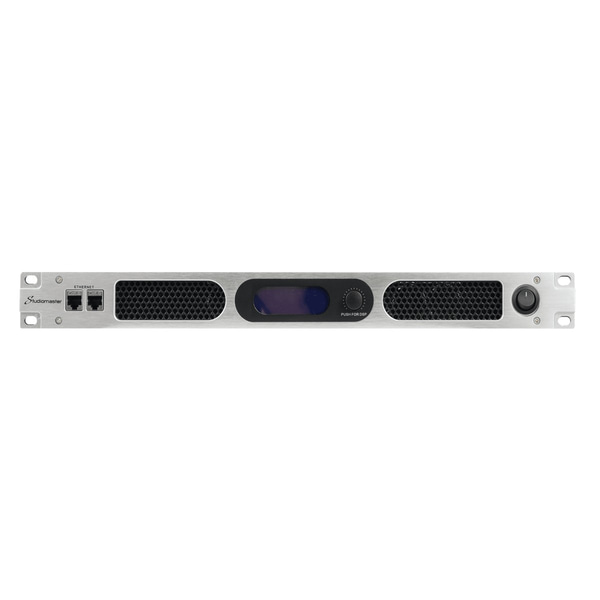 STUDIOMASTER Amplificatore Digitale di Potenza 4x 650W @ 8ohm, 1U Rack con DSP & PFC. Modello DQX4-2600