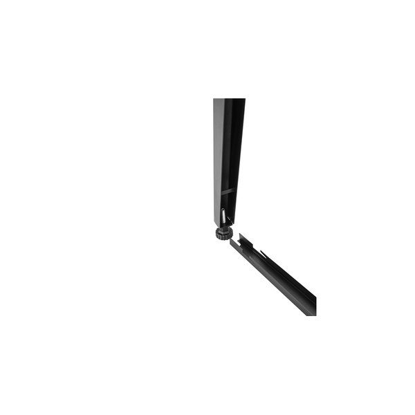 Gator Frameworks GFW-ELITEKEYTBL61-BLK Workstation in legno nera per tastiere fino a 61 tasti<br>
