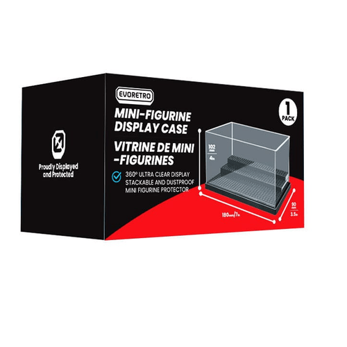 Evoretro Acrylic Display Case for mini figures