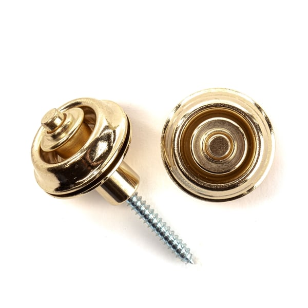Dunlop SLS1404G Straplok Flush Mount Strap Retainer System, Gold