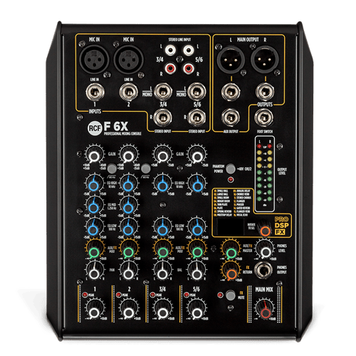 RCF F6X: Mixer Audio Professionale per Performance Live