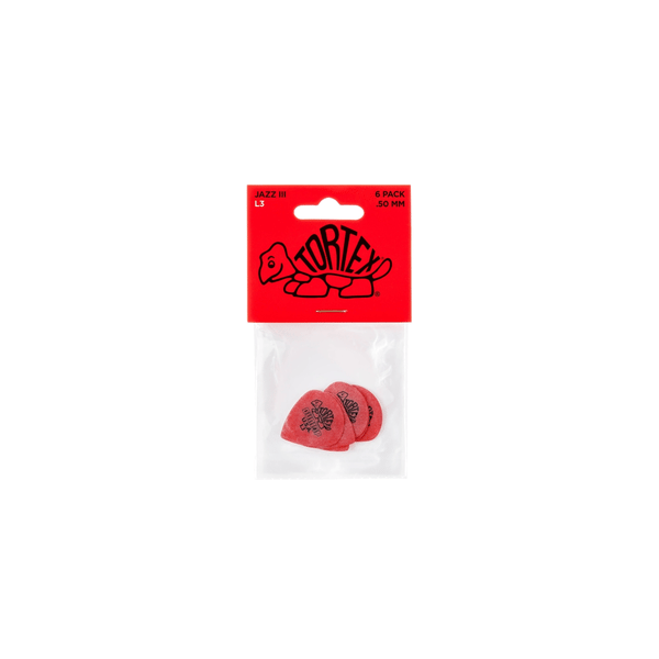 Dunlop 472PL3 Tortex Jazz III L3 Light Player's Pack