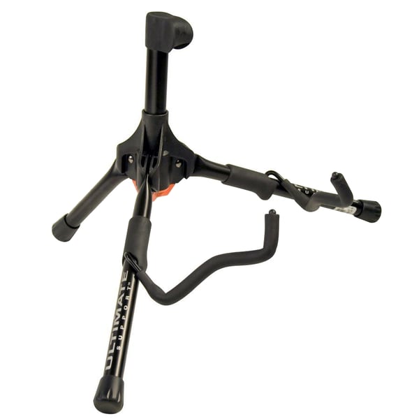 ULTIMATE SUPPORT GS55 STAND DA TERRA PROFESSIONALE SUPPORTO RIPIEGABILE PER CHITARRA BASSO UNIVERSALE