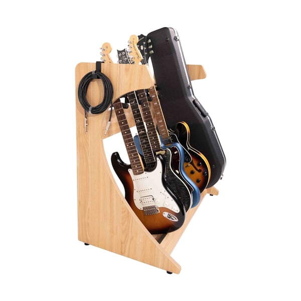 Gator Frameworks GFW-ELITEGTR5RK-MPL Rack per chitarre 5-7 posti in finitura Natural Maple Matte<br>