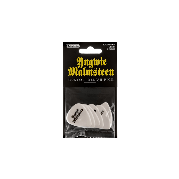 Dunlop YJMP01WH Malmsteen Custom Delrin Pick 1.5 mm 6pc