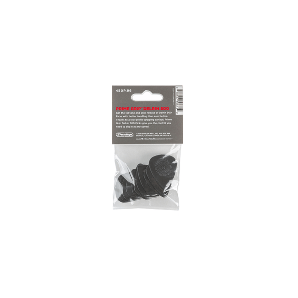 Dunlop 450P096 Prime Grip Delrin 500 .96 mm Player's Pack/12