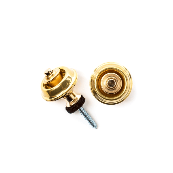 Dunlop SLS1034G Straplok Dual Design Strap Retainer System, Gold