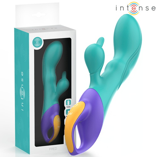 INTENSE FUN INTENSE - FRED VIBRATORE RABBIT BLU